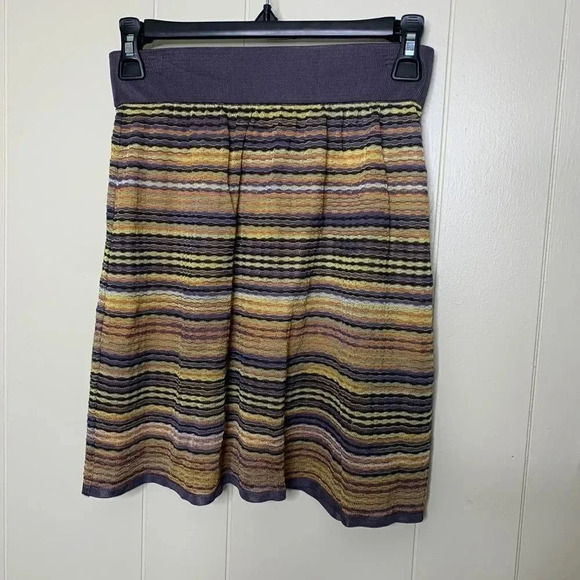 Missoni Skirt Mini Lined Vertical Striped Stripes Multicolor IT Size 40 US 4 - Picture 3 of 7